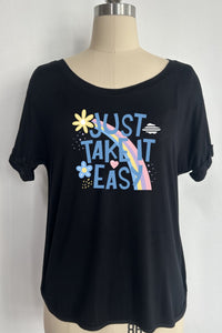 The Ultimate Drape Oversized Tee | 160 GSM Fluid Jersey W-04-014-black