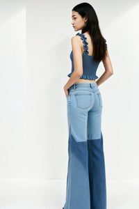 Smocked Bodice Ruffle Crop Top | 70/30 Smooth-Touch Blend W-05-003-454