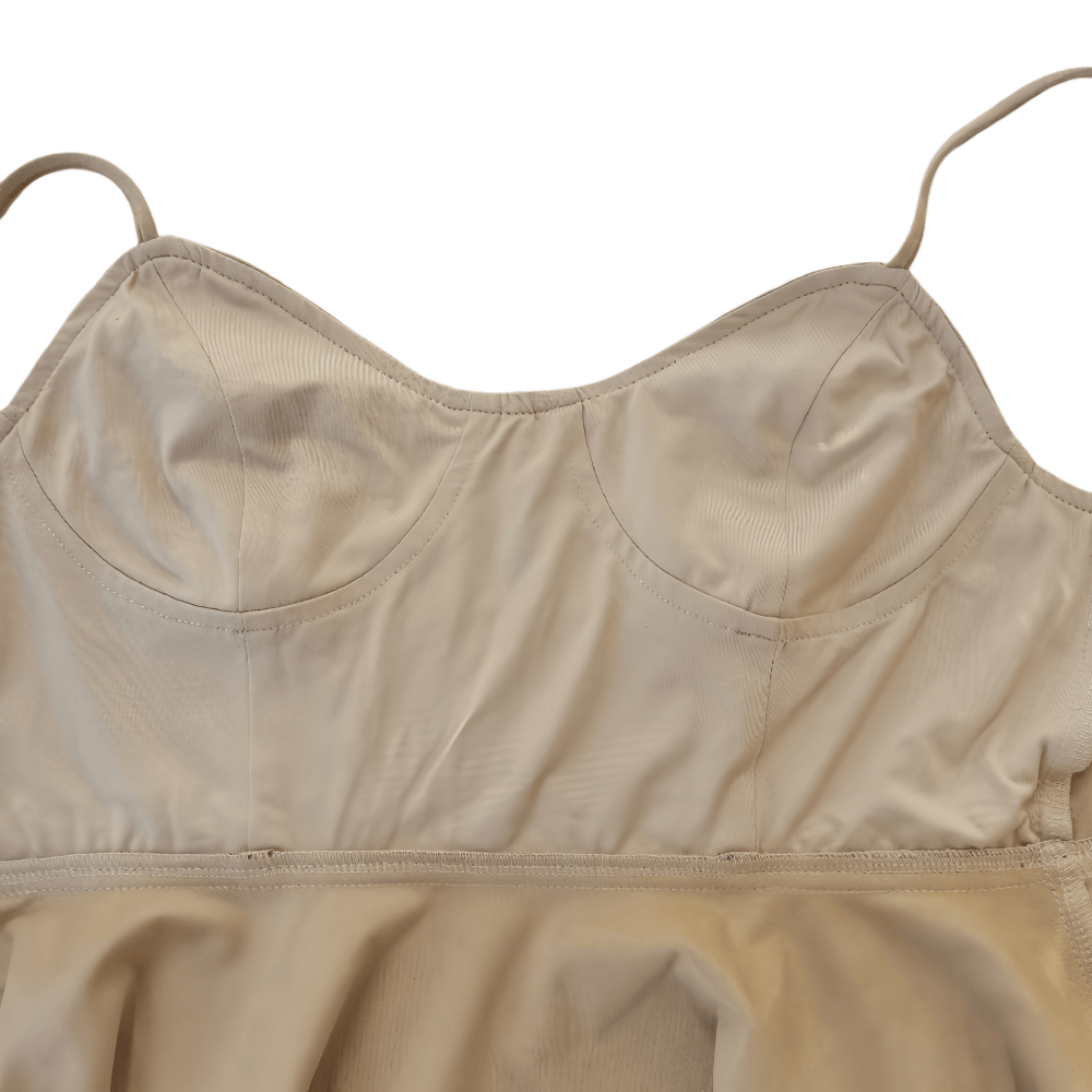 The Scroll Embroidery Peplum Camisole | Mid-Weight Vegan Suede W-05-008-010 Black,Charcoal,Sand