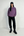 Women's Vintage Garment-washed Hoodie|Relaxed Fit|Kangaroo Pouch Pocket -W-07-024 Heather Purple