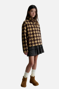 Comfortable daytime style, featuring a quarter-button design and fleece fabric, available in both boys' and girls' sizes