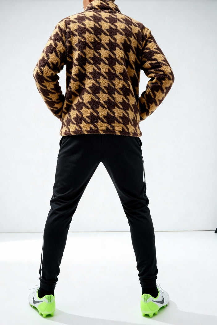 Comfortable daytime style, featuring a quarter-button design and fleece fabric, available in both boys' and girls' sizes