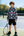Boys' and girls' quarter-zip fleece jacket |  Y-06-008  Sky Blue，Navy