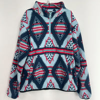 Boys' and girls' quarter-zip fleece jacket |  Y-06-008  Sky Blue，Navy