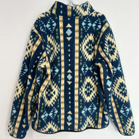 Boys' and girls' quarter-zip fleece jacket |  Y-06-008  Sky Blue，Navy