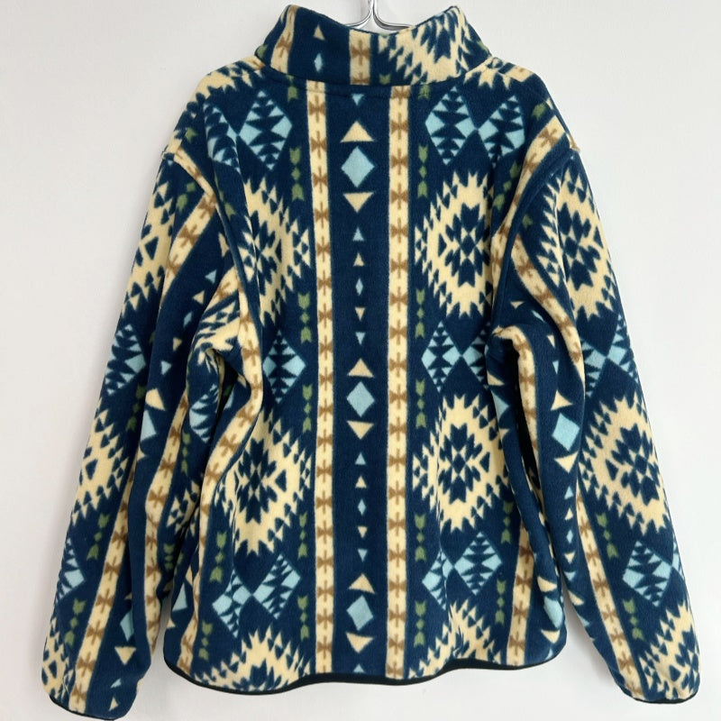 Boys' and girls' quarter-zip fleece jacket |  Y-06-008  Sky Blue，Navy